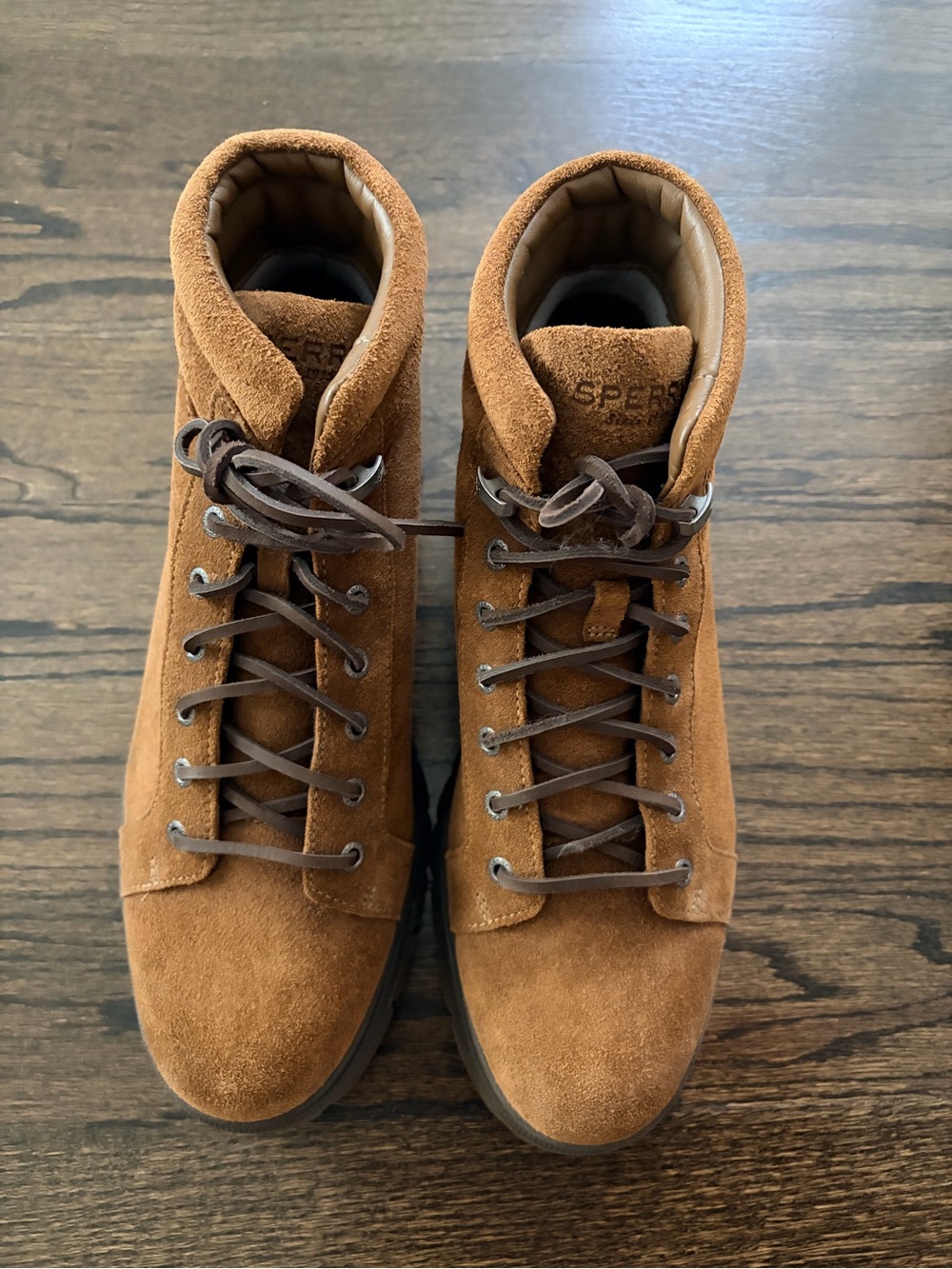 Sperry Men’s Suede Chukka Boots in Chestnut Brown